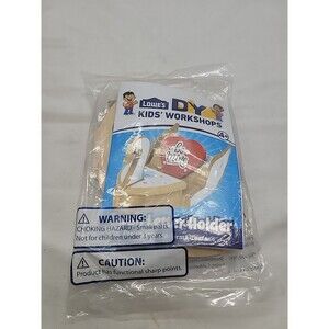 New Lowe's Swan Letter Holder DIY Kids Workshops Kit With Patch
